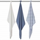 Set 3 paturici de muselina albastru Clevamama 3540