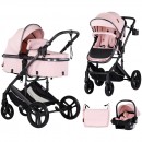 Carucior Chipolino Amore 3 in 1 pink marshmallow