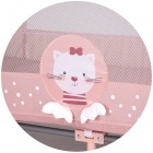 Patut pliabil Chipolino Capri Cat pink