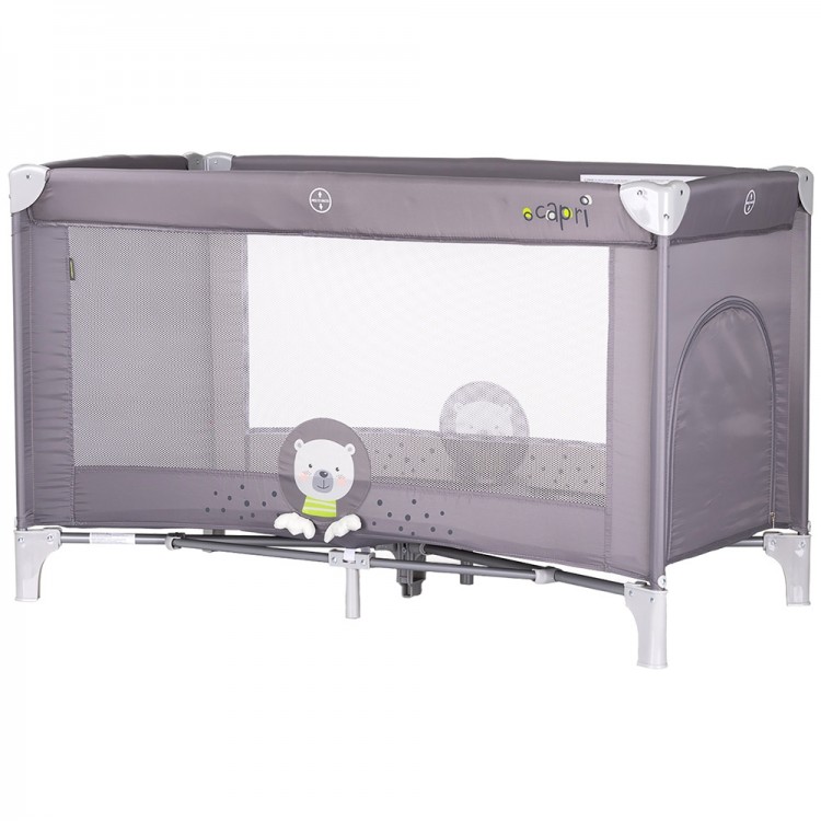 Patut pliabil Chipolino Capri Bear grey