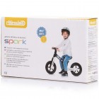 Bicicleta fara pedale Chipolino Spark black white