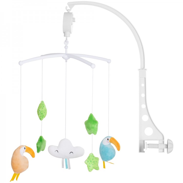 Carusel muzical pentru patut Chipolino Parrots