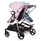 Carucior gemeni Chipolino Duo Smart 2 in 1 rose water sky