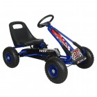 Kart M-Toys cu pedale si volan, Albastru