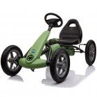 Kart cu pedale Karera Verde Kidscare