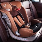 Scaun auto cu isofix si centura Top Tether Alia 9-36 kg, moka Kiwy