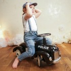 Masina neagra de politie Ride On – Goki