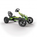 Kart cu pedale pentru copii Berg Toys Rally DRT Verde, scaun ajustabil si sistem BFR