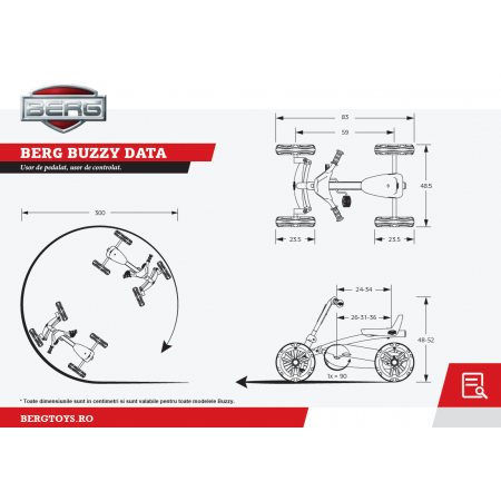 Kart BERG Buzzy Bloom 2 in 1