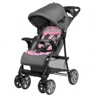 Carucior sport Lionelo Emma Plus Pink Scandi cu tavita, 2 suporturi pahar, geanta
