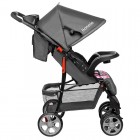 Carucior sport Lionelo Emma Plus Pink Scandi cu tavita, 2 suporturi pahar, geanta