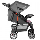Carucior sport Lionelo Emma Plus Pink Scandi cu tavita, 2 suporturi pahar, geanta