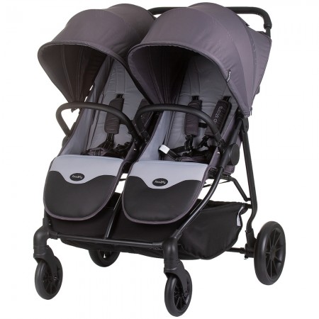 Carucior gemeni Chipolino Top Stars anthracite