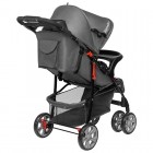 Carucior sport Lionelo Emma Plus Pink Scandi cu tavita, 2 suporturi pahar, geanta