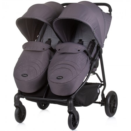 Carucior gemeni Chipolino Top Stars anthracite