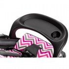 Carucior sport Lionelo Emma Plus Pink Scandi cu tavita, 2 suporturi pahar, geanta