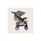 Carucior sport Lionelo Emma Plus Pink Scandi cu tavita, 2 suporturi pahar, geanta