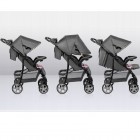 Carucior sport Lionelo Emma Plus Pink Scandi cu tavita, 2 suporturi pahar, geanta