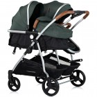 Carucior gemeni Chipolino Duo Smart 3 in 1 basil