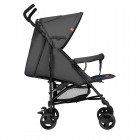 Carucior sport, Lionelo, Elia, Cu plasa de tantari, Suport de picioare reglabil, Spatar ajustabil in 4 pozitii, Capotina XXL, Pliere tip umbrela, Capacitate 15 kg, 6 luni+, EN 1888, Gri