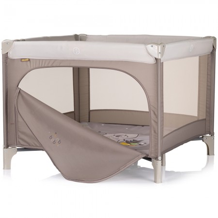 Tarc de joaca pliabil Chipolino Pop Up Bear beige
