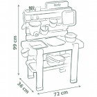 Bucatarie Smoby Mud Kitchen cu 15 accesorii