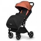 Carucior sport Lionelo Cloe, maro, pliabil cu o singura mana, roti EVA, pana la 22 kg