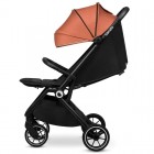 Carucior sport Lionelo Cloe, maro, pliabil cu o singura mana, roti EVA, pana la 22 kg