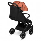 Carucior sport Lionelo Cloe, maro, pliabil cu o singura mana, roti EVA, pana la 22 kg