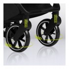 Carucior sport Lionelo Cloe, maro, pliabil cu o singura mana, roti EVA, pana la 22 kg