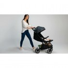 Carucior sport Lionelo Cloe, maro, pliabil cu o singura mana, roti EVA, pana la 22 kg