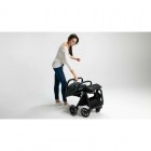 Carucior sport Lionelo Cloe, maro, pliabil cu o singura mana, roti EVA, pana la 22 kg
