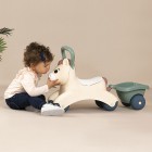 Masinuta de impins Smoby Pony cu remorca