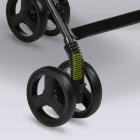 Carucior sport, Lionelo, Elia, Cu plasa de tantari, Suport de picioare reglabil, Spatar ajustabil in 4 pozitii, Capotina XXL, Pliere tip umbrela, Capacitate 15 kg, 6 luni+, EN 1888, Model papadie, Gri