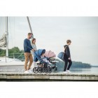 Carucior sport Lionelo Annet Plus Bej Sand, capotina XXL, 0-22 kg