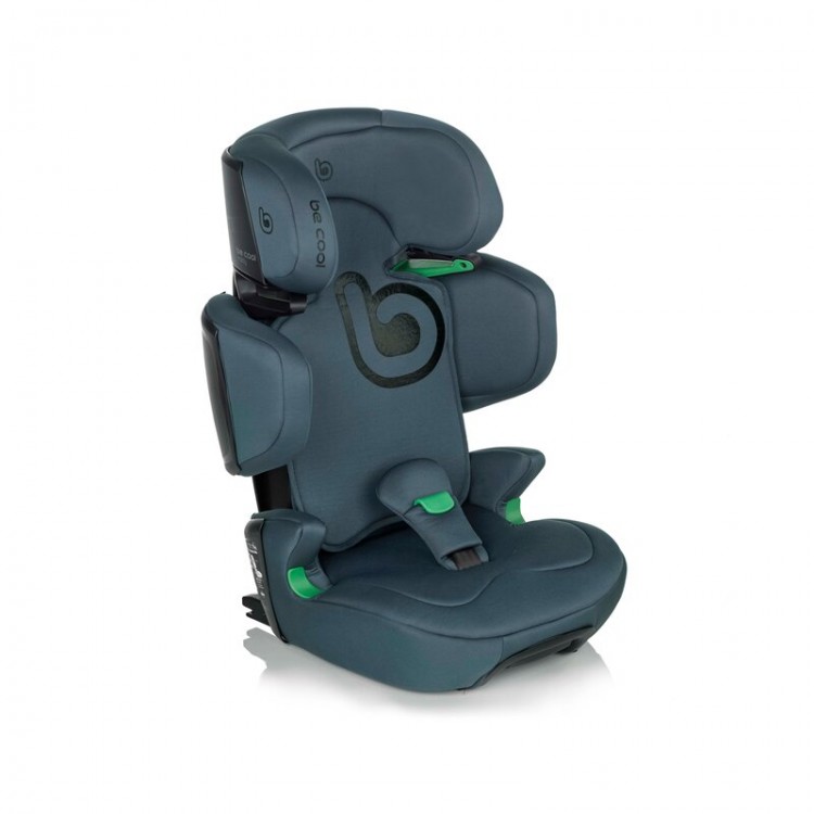 Scaun auto, Be Cool, Foldy, I-Size, Cu sistem isofix, Pliabil, 100-150 cm, 4-12 ani, Conform cu standardul european de securitate ECE R129, Be Petrol