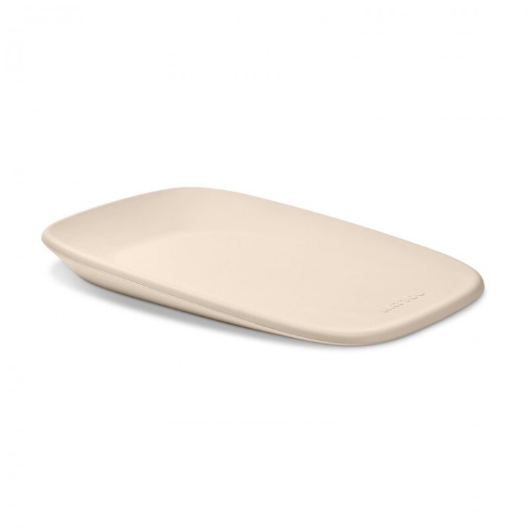 Saltea de infasat Nattou Softy Beige, moale, ergonomica, spuma PU, utilizabila fara husa, fara BPA, 70x50x10 cm