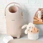 Saltea de infasat Nattou Softy Beige, moale, ergonomica, spuma PU, utilizabila fara husa, fara BPA, 70x50x10 cm