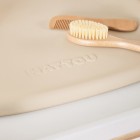 Saltea de infasat Nattou Softy Beige, moale, ergonomica, spuma PU, utilizabila fara husa, fara BPA, 70x50x10 cm