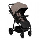 Carucior sport Lionelo Mira, bej sand, maner reglabil, spatar si suport picioare reglabile, 22 kg