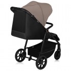Carucior sport Lionelo Mira, bej sand, maner reglabil, spatar si suport picioare reglabile, 22 kg