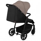 Carucior sport Lionelo Mira, bej sand, maner reglabil, spatar si suport picioare reglabile, 22 kg