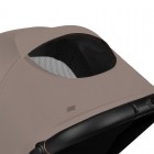 Carucior sport Lionelo Mira, bej sand, maner reglabil, spatar si suport picioare reglabile, 22 kg