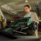 Carucior sport Lionelo Mira, bej sand, maner reglabil, spatar si suport picioare reglabile, 22 kg