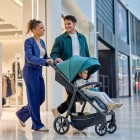 Carucior sport Lionelo Mira, bej sand, maner reglabil, spatar si suport picioare reglabile, 22 kg