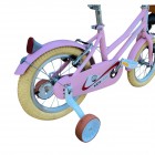 Bicicleta copii 12 inch KidsCare roz – cu roti ajutatoare, frana de siguranta, cosulet, pentru fete 2–4 ani