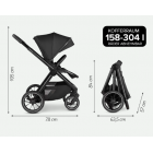 Carucior 2 in 1 S Three verde - Circle Abc design
