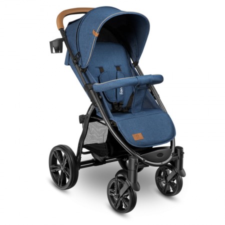 Carucior sport Lionelo Annet Plus albastru denim, capotina XXL, 0-22 kg