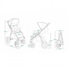 Carucior sport Lionelo Annet Plus Lovin negru, 0-22 kg, editie limitata