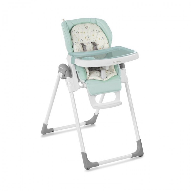 Scaun de masa si Balansoar, Jane, Mila 2 in 1, Transformabil, Multifunctional, Cu husa din imitatie piele, 0 luni+, Conform cu EN 14988:2017 + A1:2020EN 12790:2023, Iris